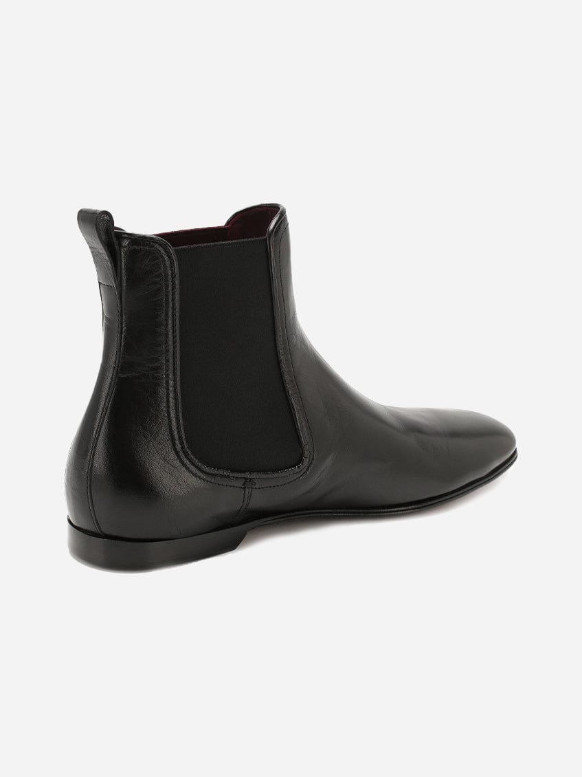 Dolce & Gabbana Chelsea Leather Ankle Boots