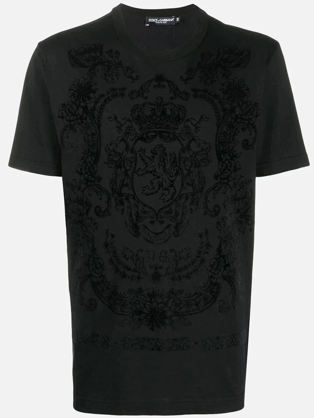 Dolce & Gabbana Coat Of Arms Devoré T-Shirt