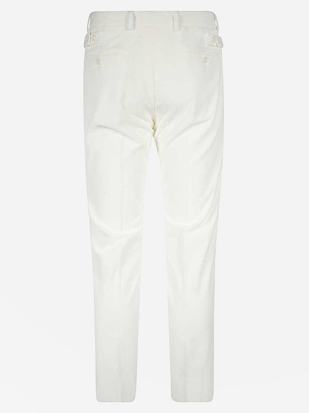 NN07 | Theo 1322 Straight-Leg Organic Cotton-Blend Corduroy Trousers | Men  | White | 28W 32L | MILANSTYLE.COM