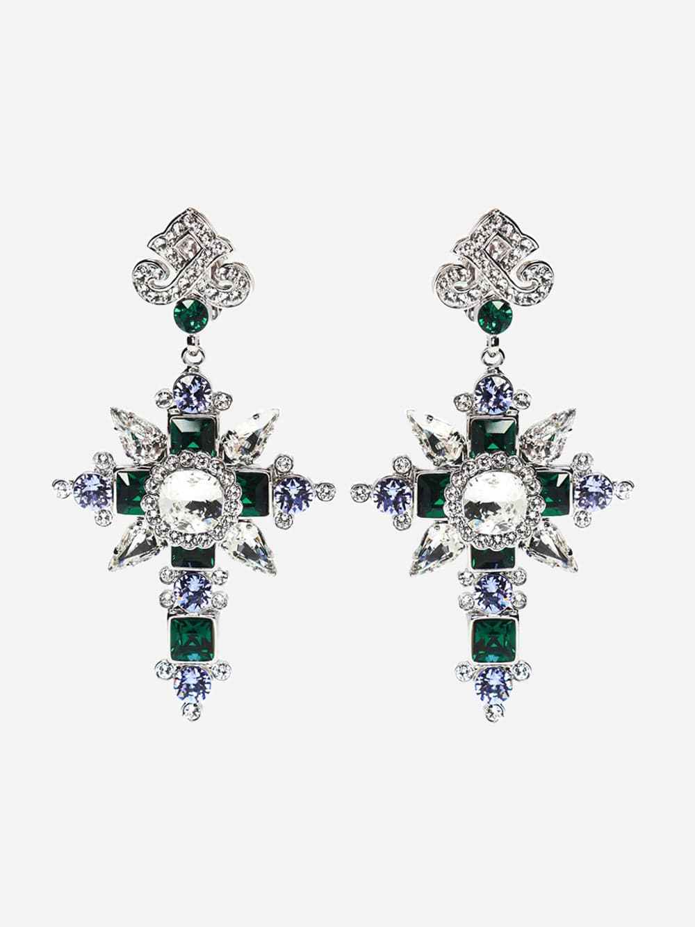 Dolce & Gabbana Cross Shaped Earrings