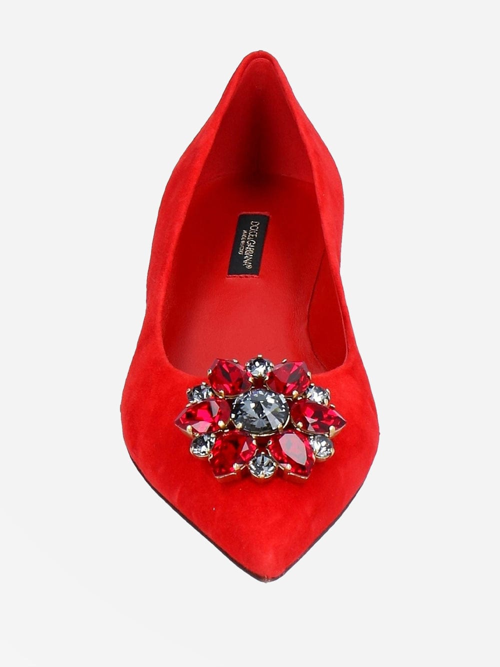 Dolce & Gabbana Crystal Embellished Flats