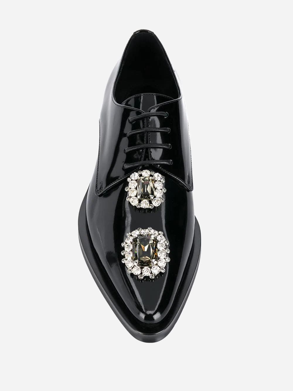 Dolce & Gabbana Crystal Embellished Lace-Up Shoes