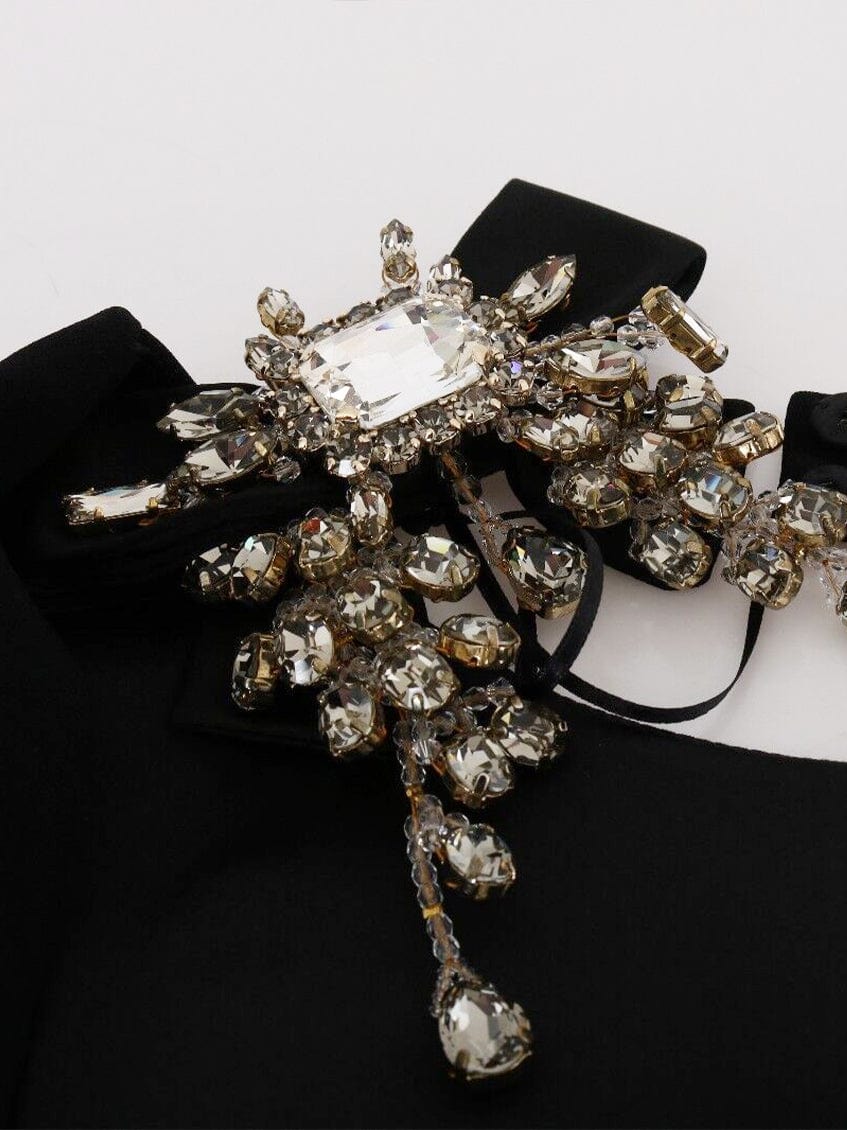 Dolce & Gabbana Crystal Embellished Midi Dress