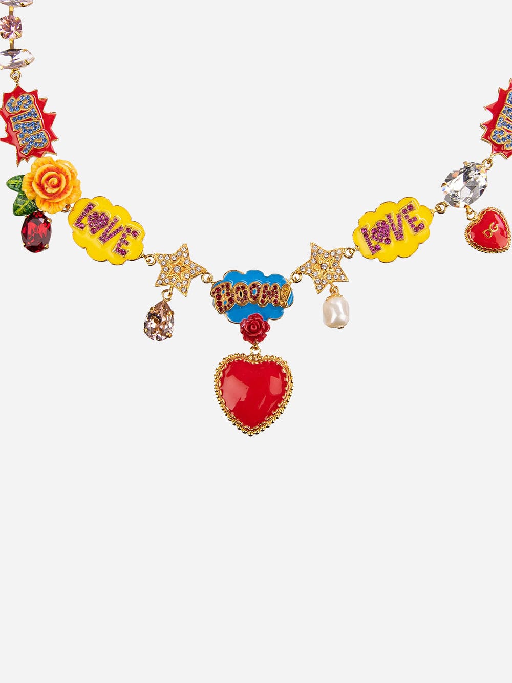 Dolce & Gabbana Crystal Embellished Necklace