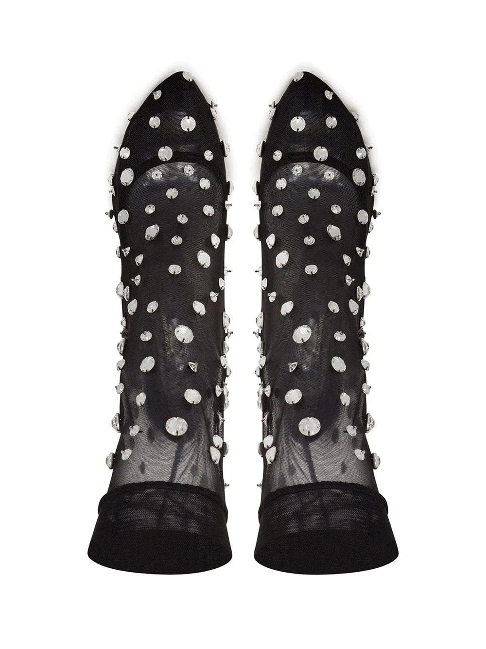 Dolce & Gabbana Crystal-Embellished Sock Boots