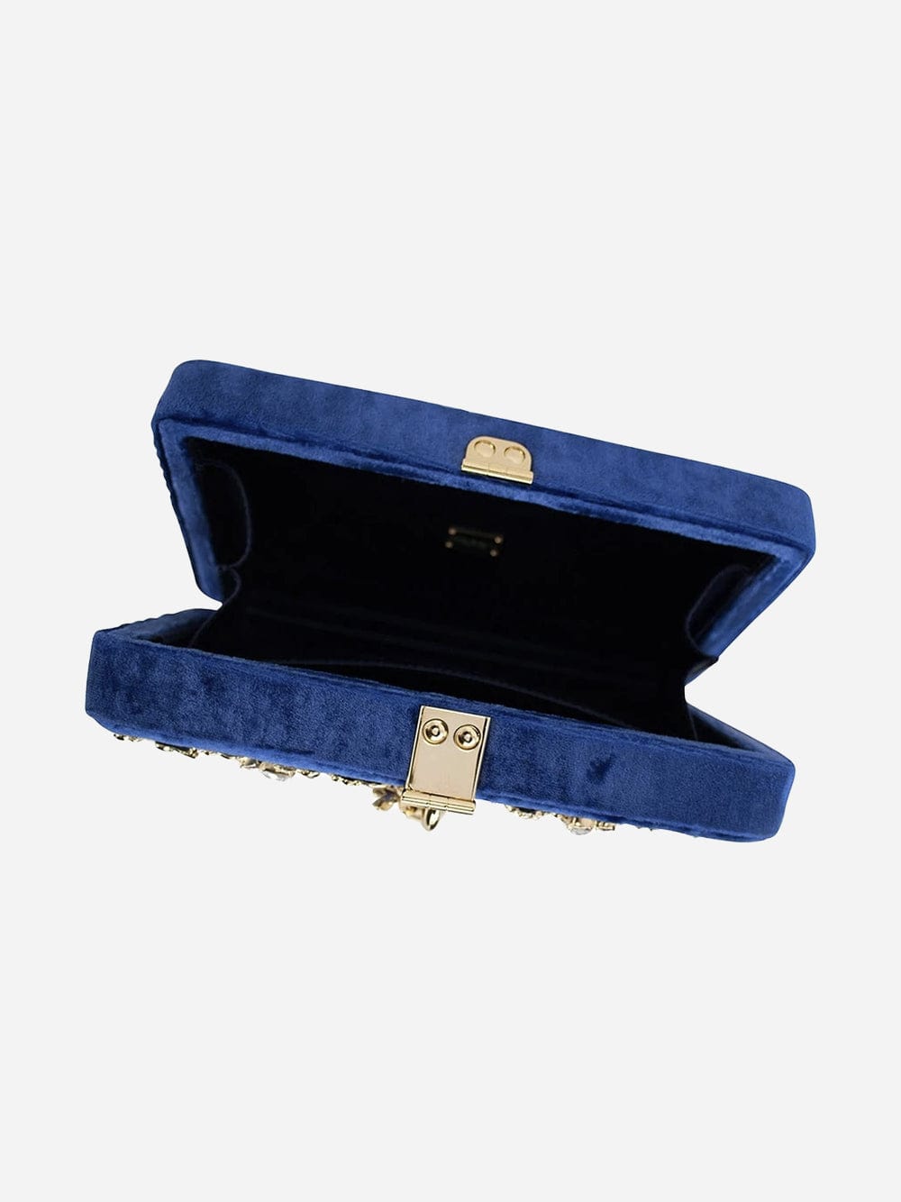 Dolce & Gabbana Crystal-Embellished Velvet Da Sera Dolce Box
