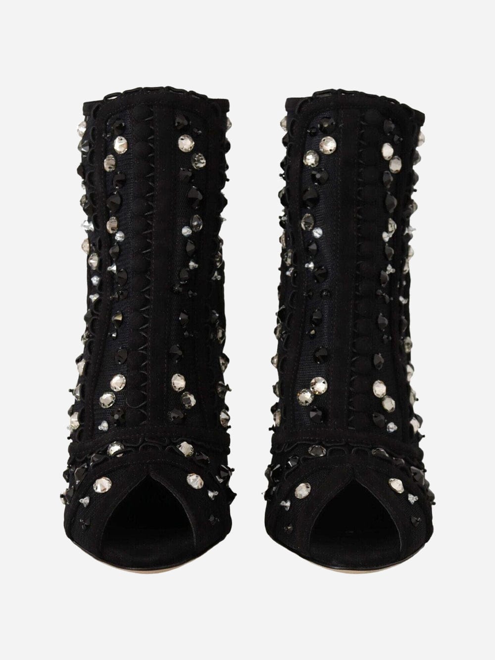 Dolce & Gabbana Crystal Embellished Ankle Boots