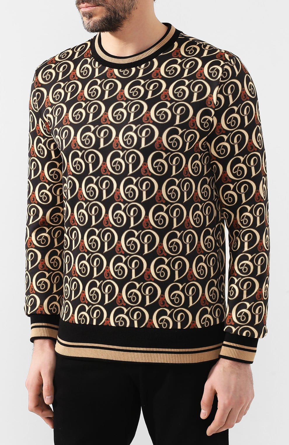 Dolce & Gabbana D&G All-Over Logo Sweater