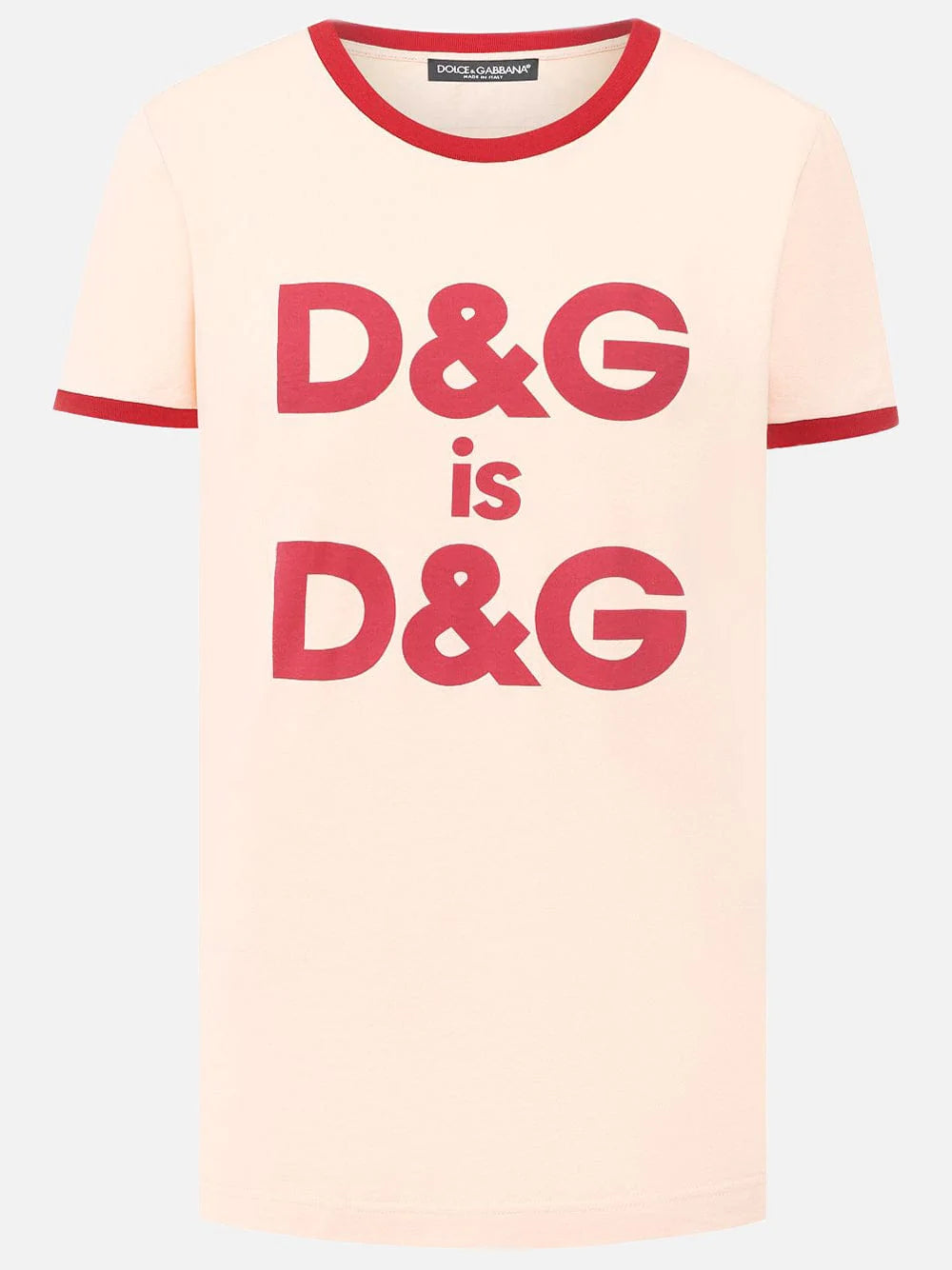 Dolce & Gabbana D&G Logo Embossed T-Shirt