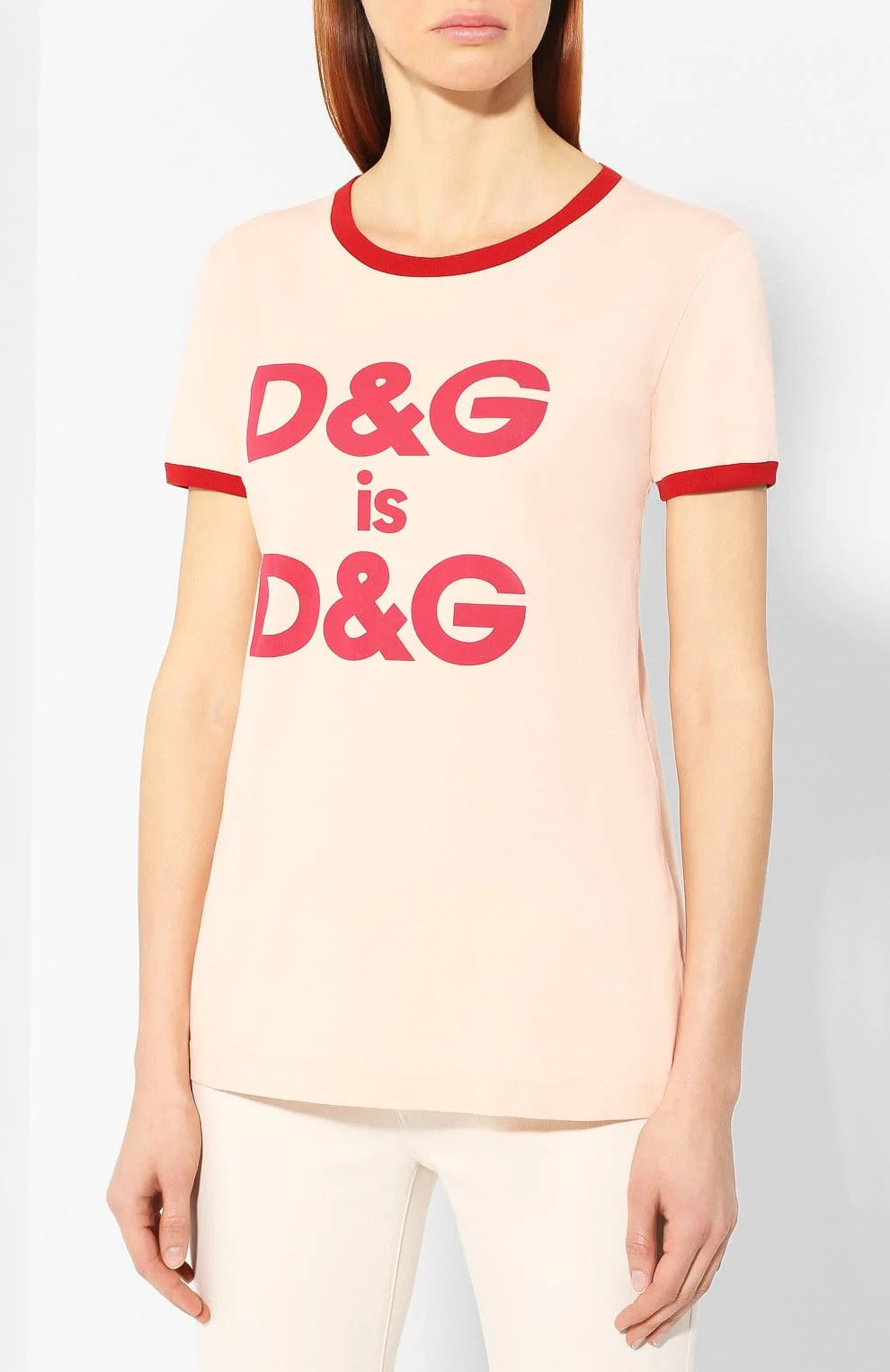 Dolce & Gabbana D&G Logo Embossed T-Shirt