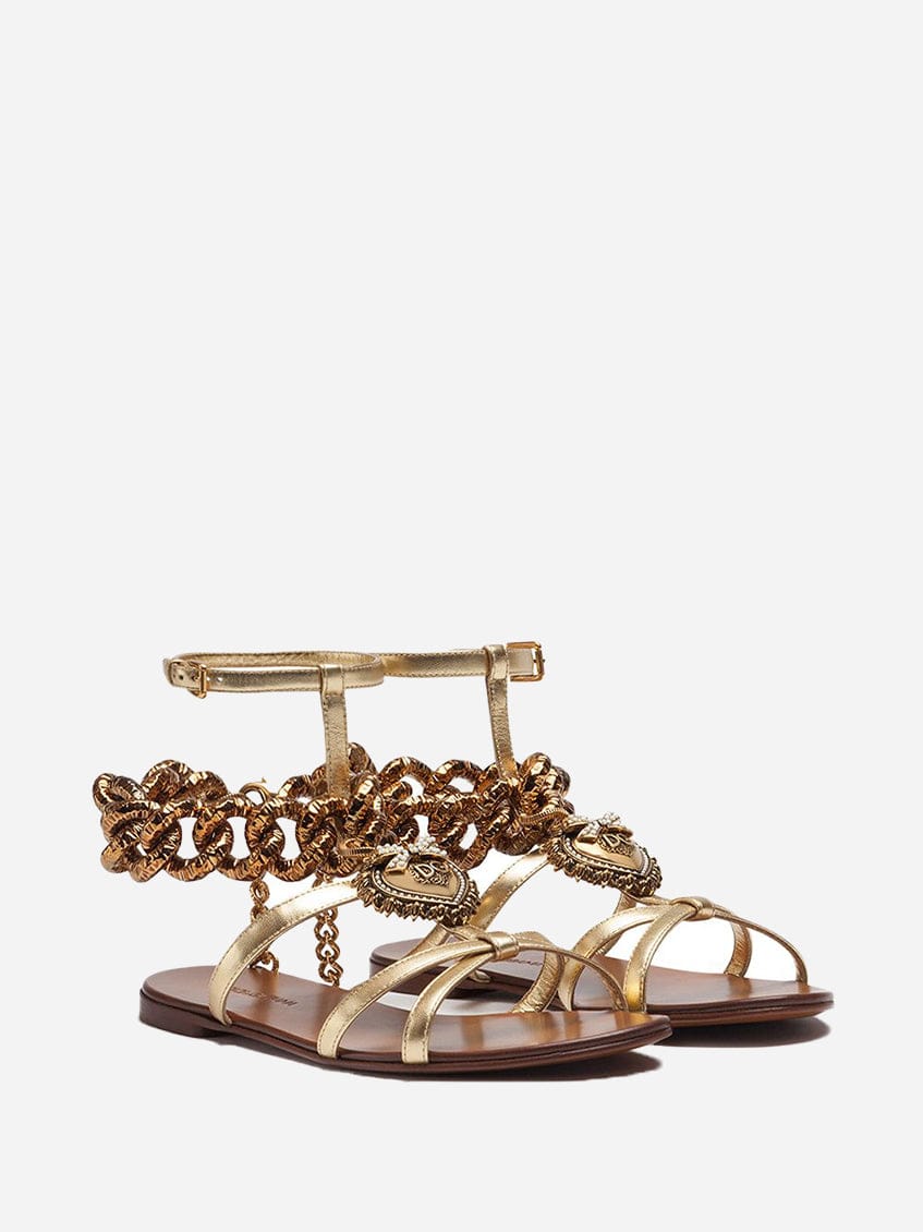 Dolce & Gabbana Devotion Chain Sandals