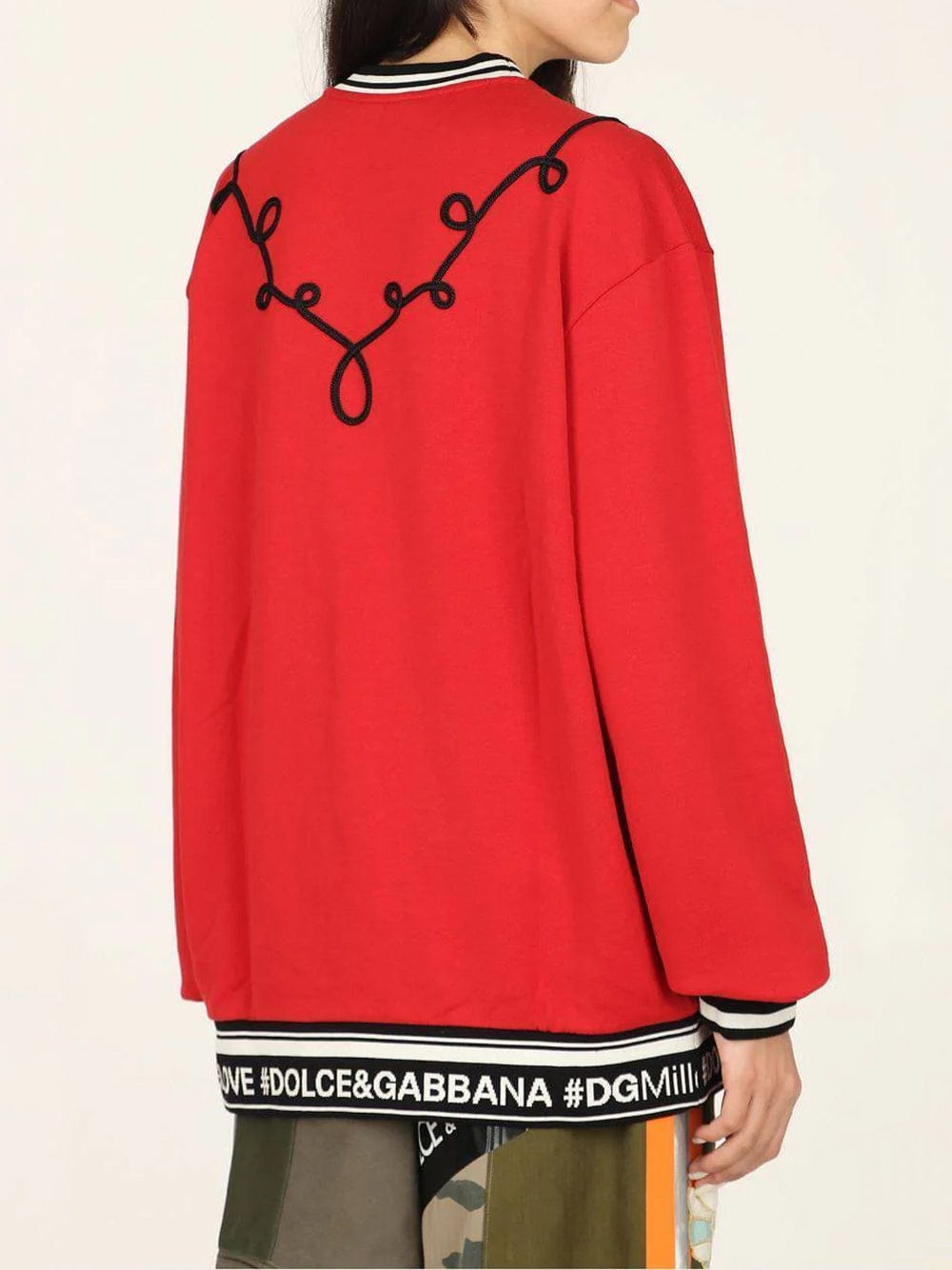 Dolce & Gabbana Monogram Patch Sweater