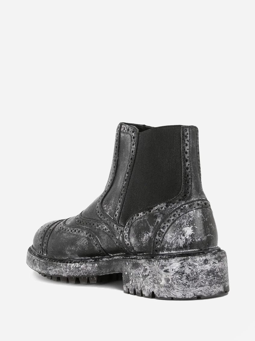 Dolce & Gabbana Distressed Chelsea Boots