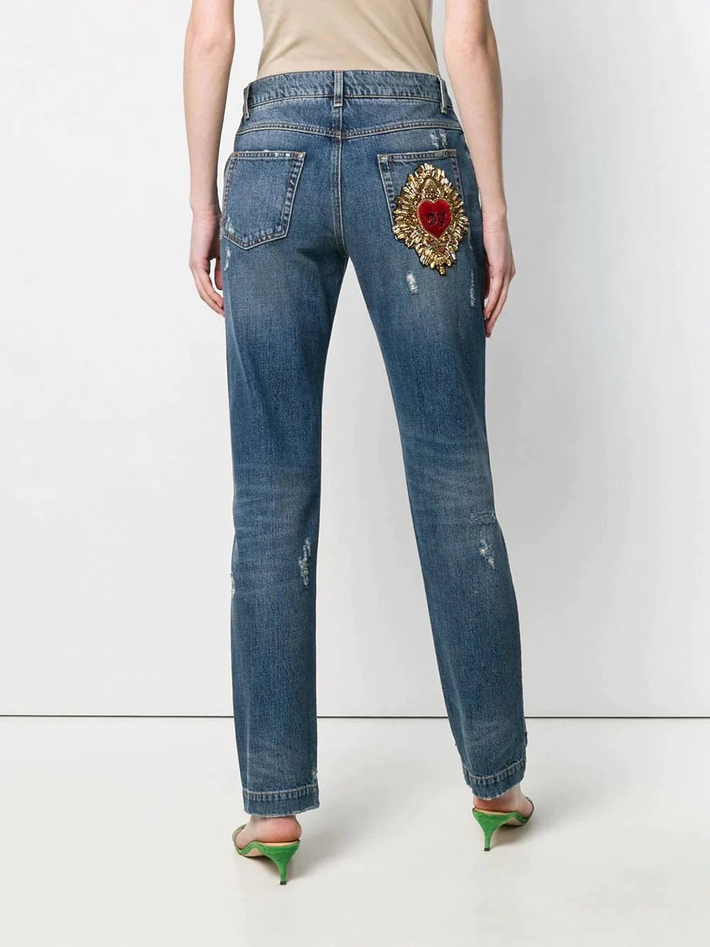 Dolce & Gabbana Distressed Effect Jeans
