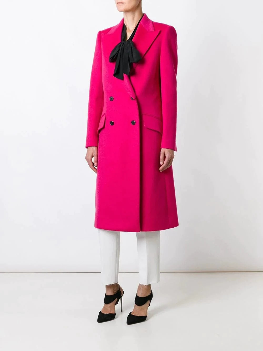 Dolce gabbana pink coat online