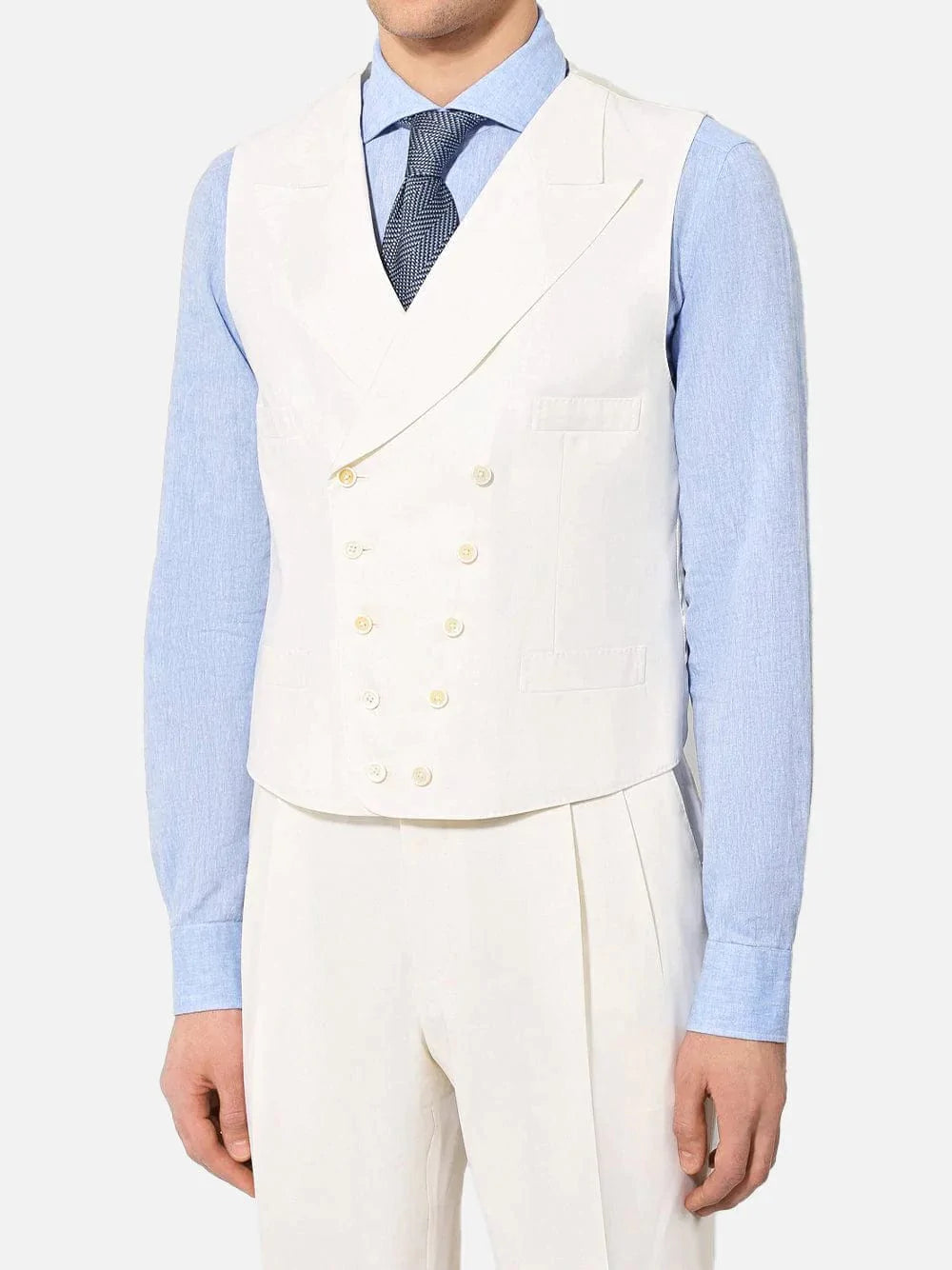 Dolce & Gabbana Double-Breasted Wool Suit Waistcoat