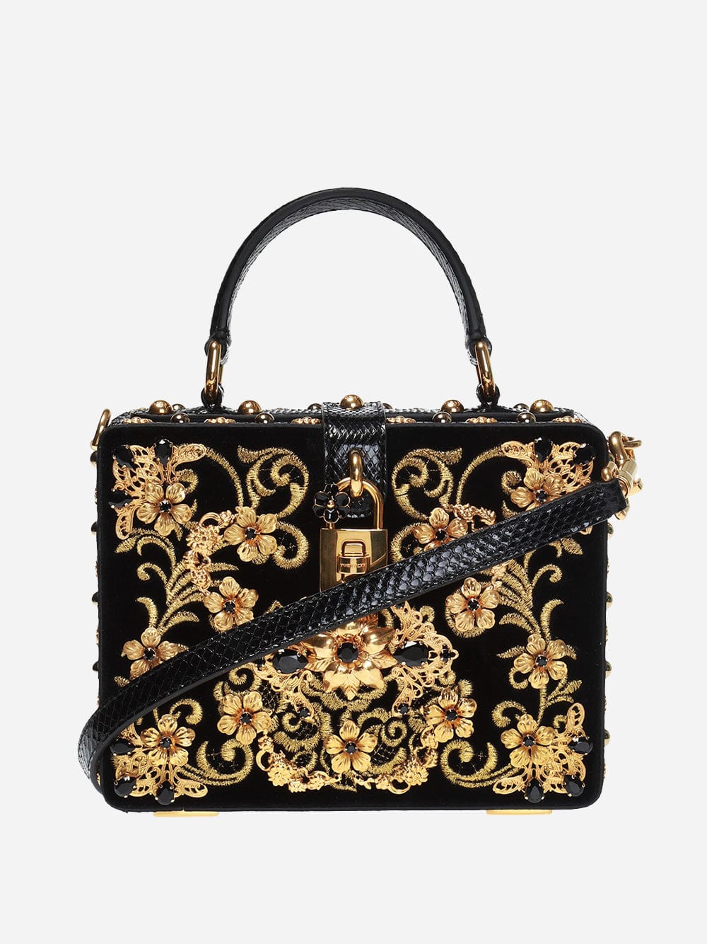 Dolce & Gabbana Embellished Box Shoulder Bag