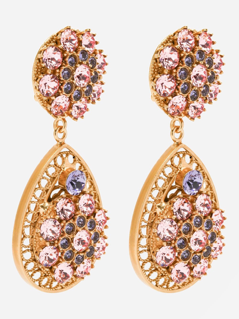 Dolce & Gabbana Embellished Clip-On Earrings