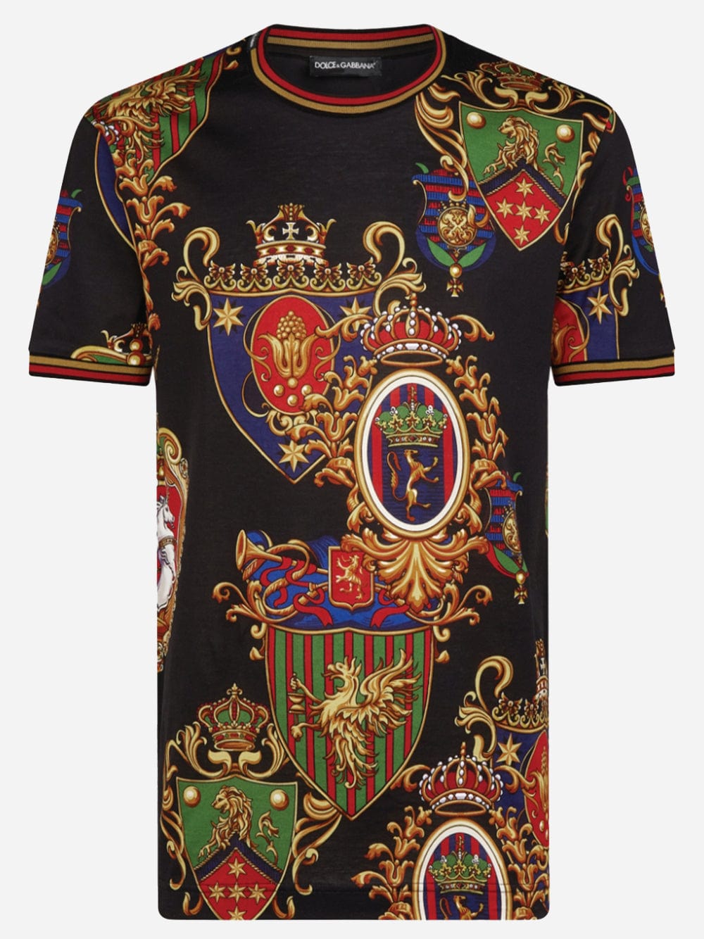 Dolce & Gabbana Emblem Print T-Shirt