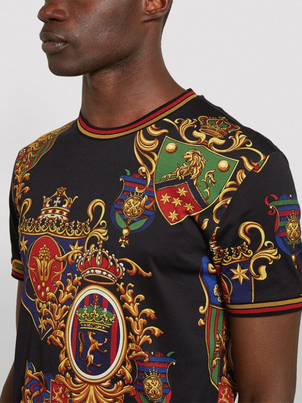 Dolce & Gabbana Emblem Print T-Shirt