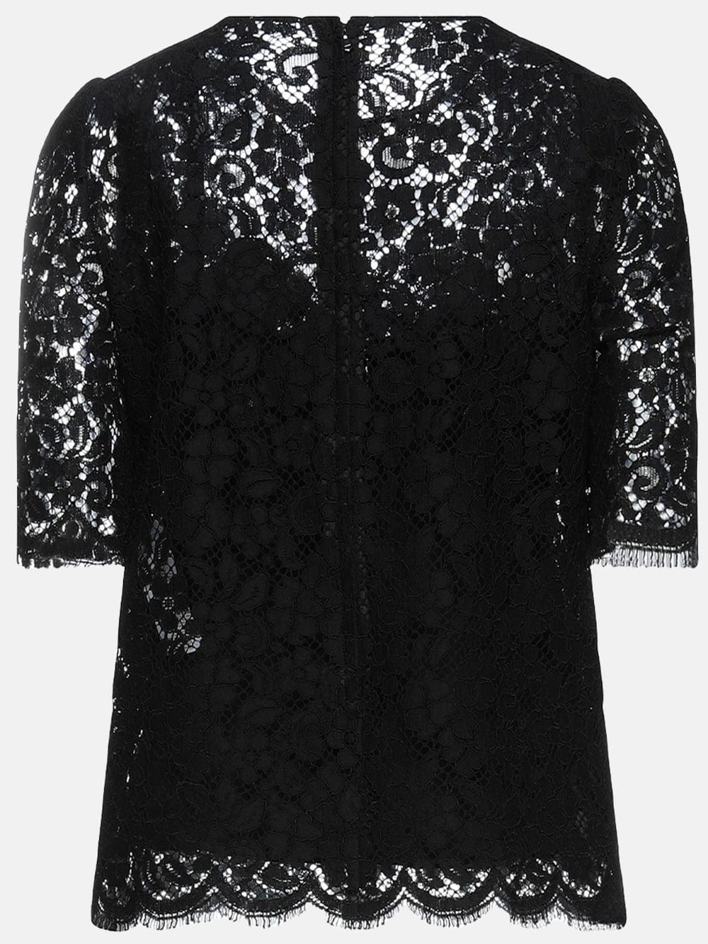 Dolce & Gabbana Embroidered Lace Blouse