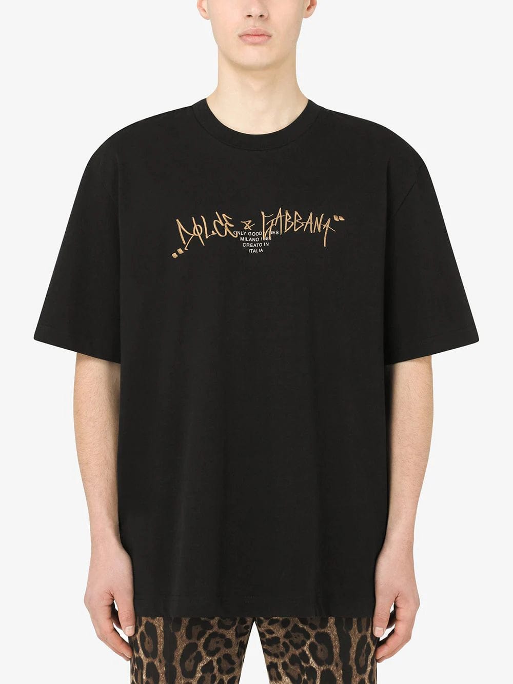 Dolce & Gabbana Embroidered Logo T-Shirt