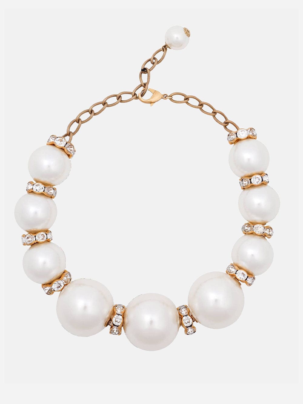 Dolce & Gabbana Faux Pearl Beads Necklace
