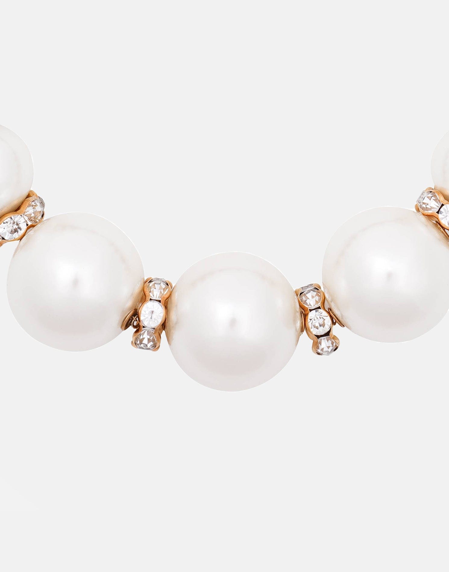 Dolce & Gabbana Faux Pearl Beads Necklace