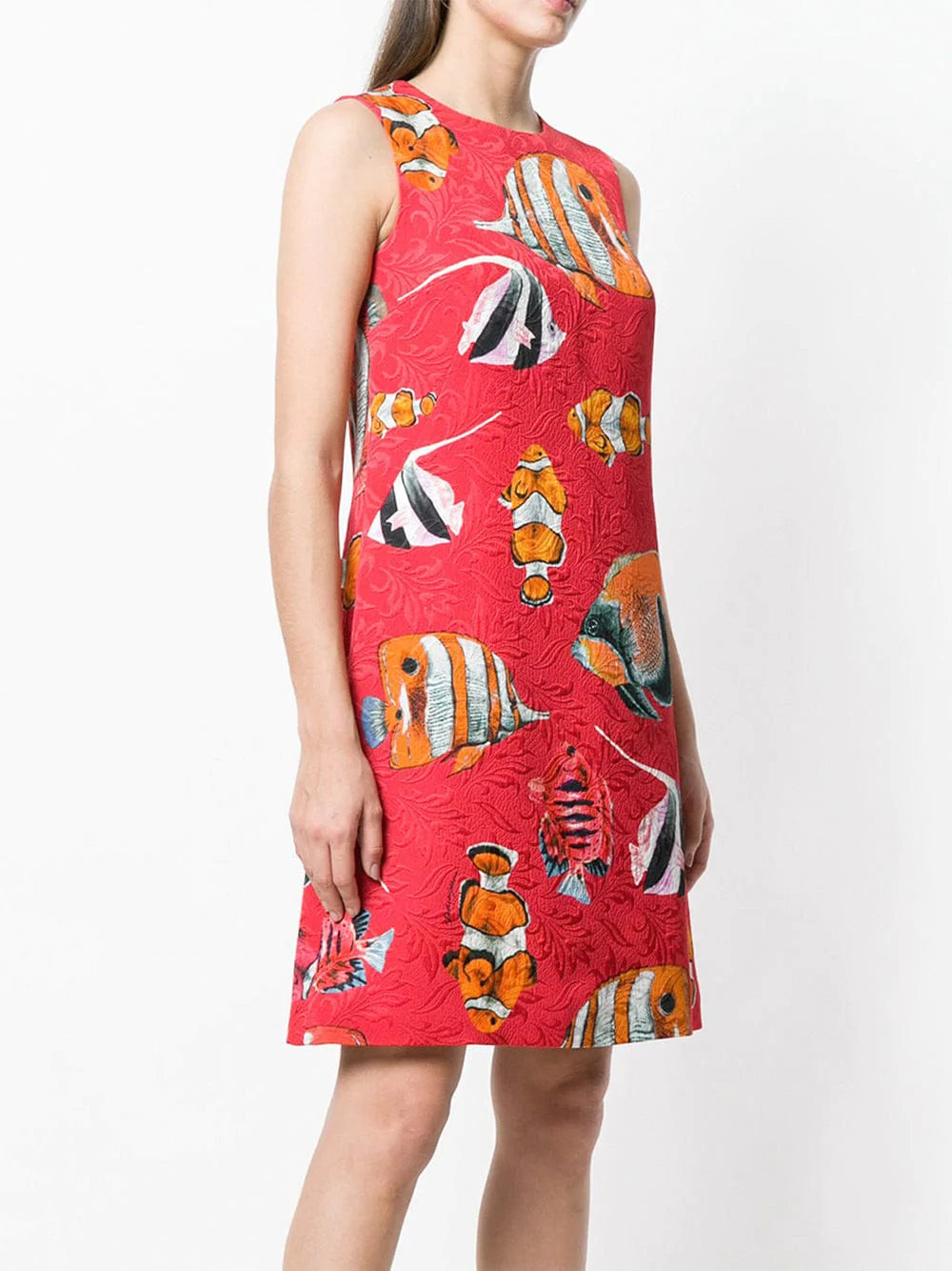 Dolce & Gabbana Fish Print Mini Dress