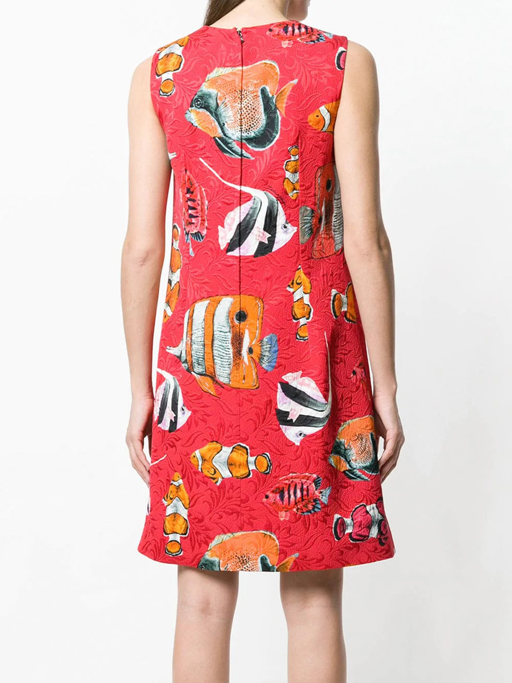 Dolce & Gabbana Fish Print Mini Dress