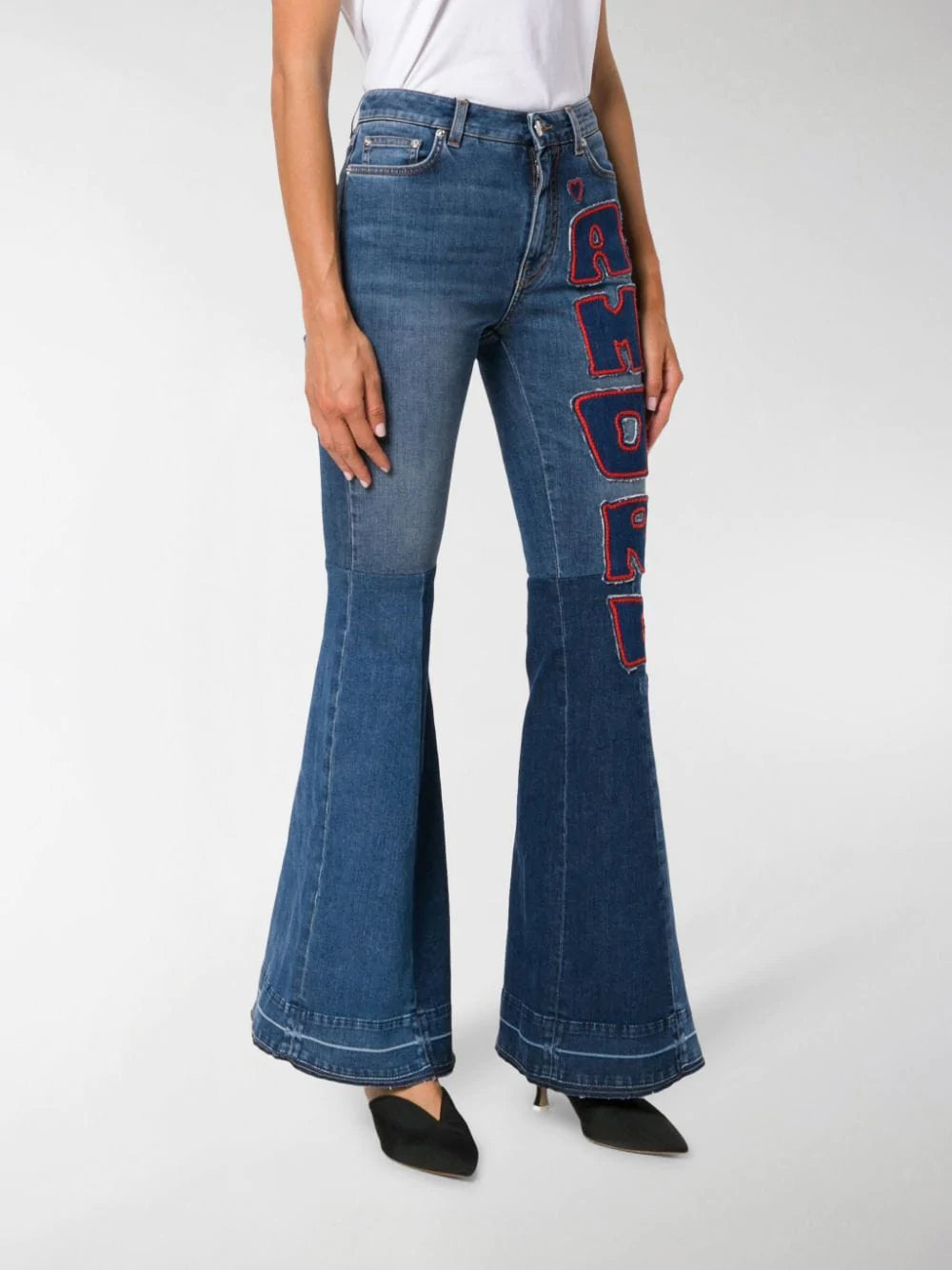 Dolce & Gabbana Flared Amore Jeans | Sendegaro Dolce & Gabbana Flared Amore Jeans | Sendegaro