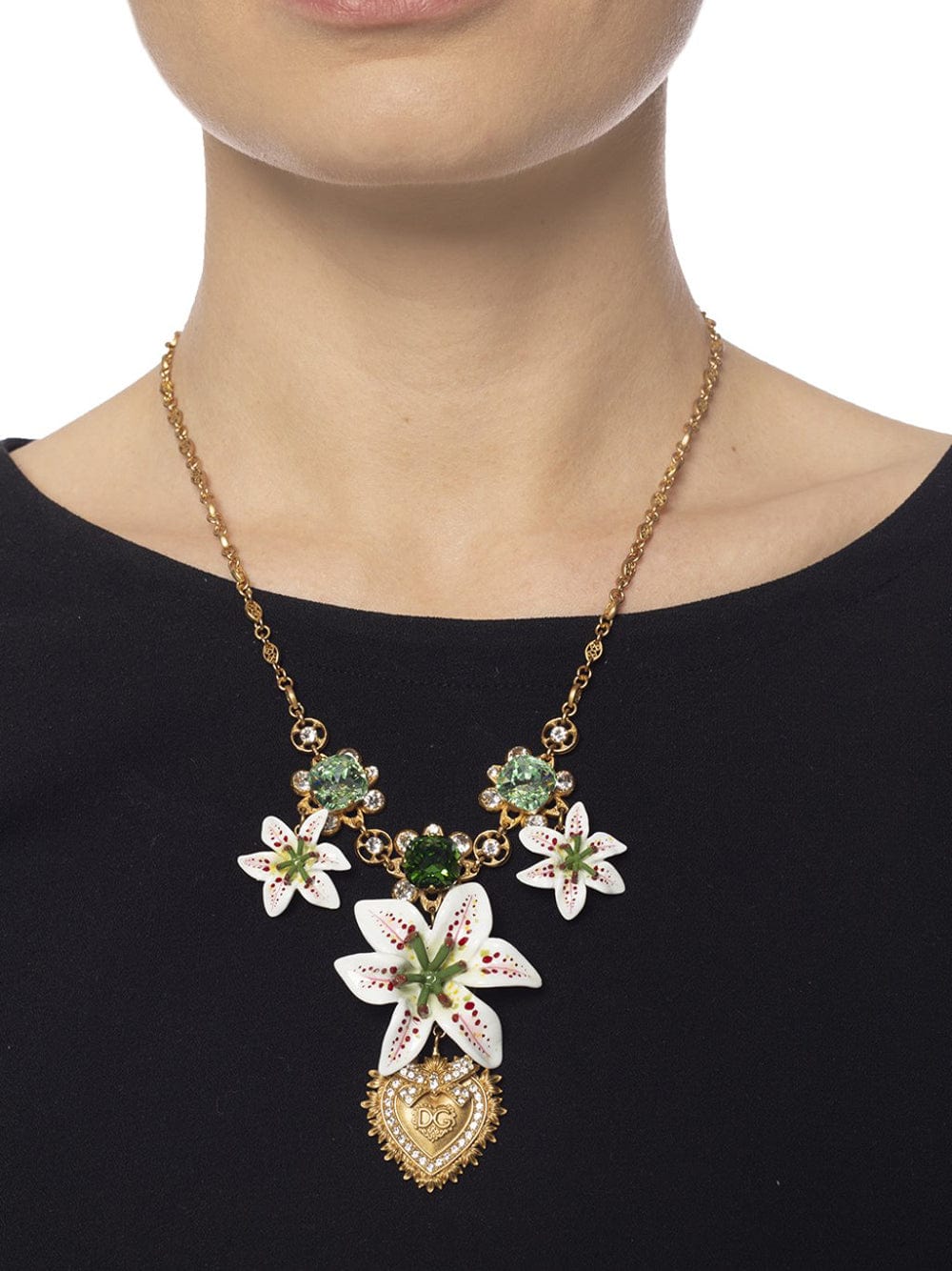 Dolce & Gabbana Floral Motif Necklace