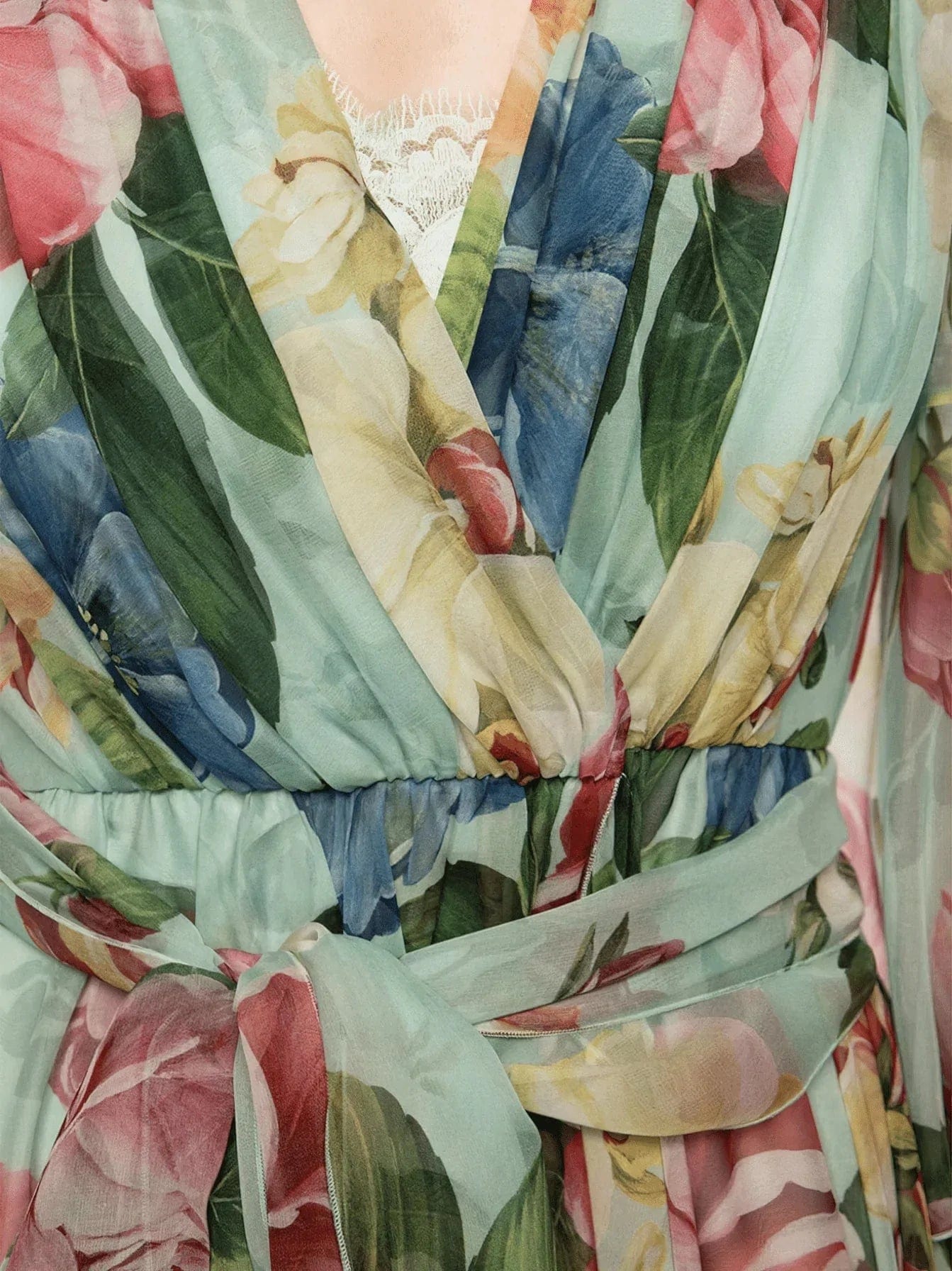Dolce & Gabbana Floral Print Flared Dress