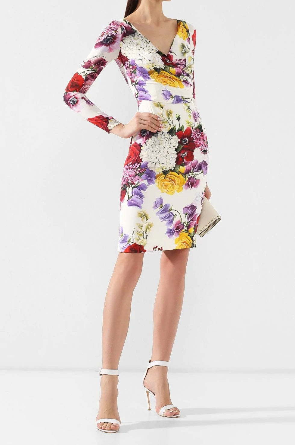 Dolce & Gabbana Floral-Print Midi Dress