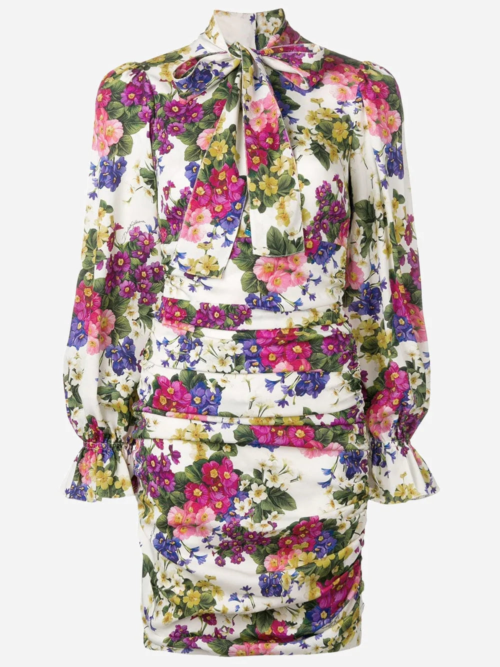 Dolce & Gabbana Floral-Print Mini Dress