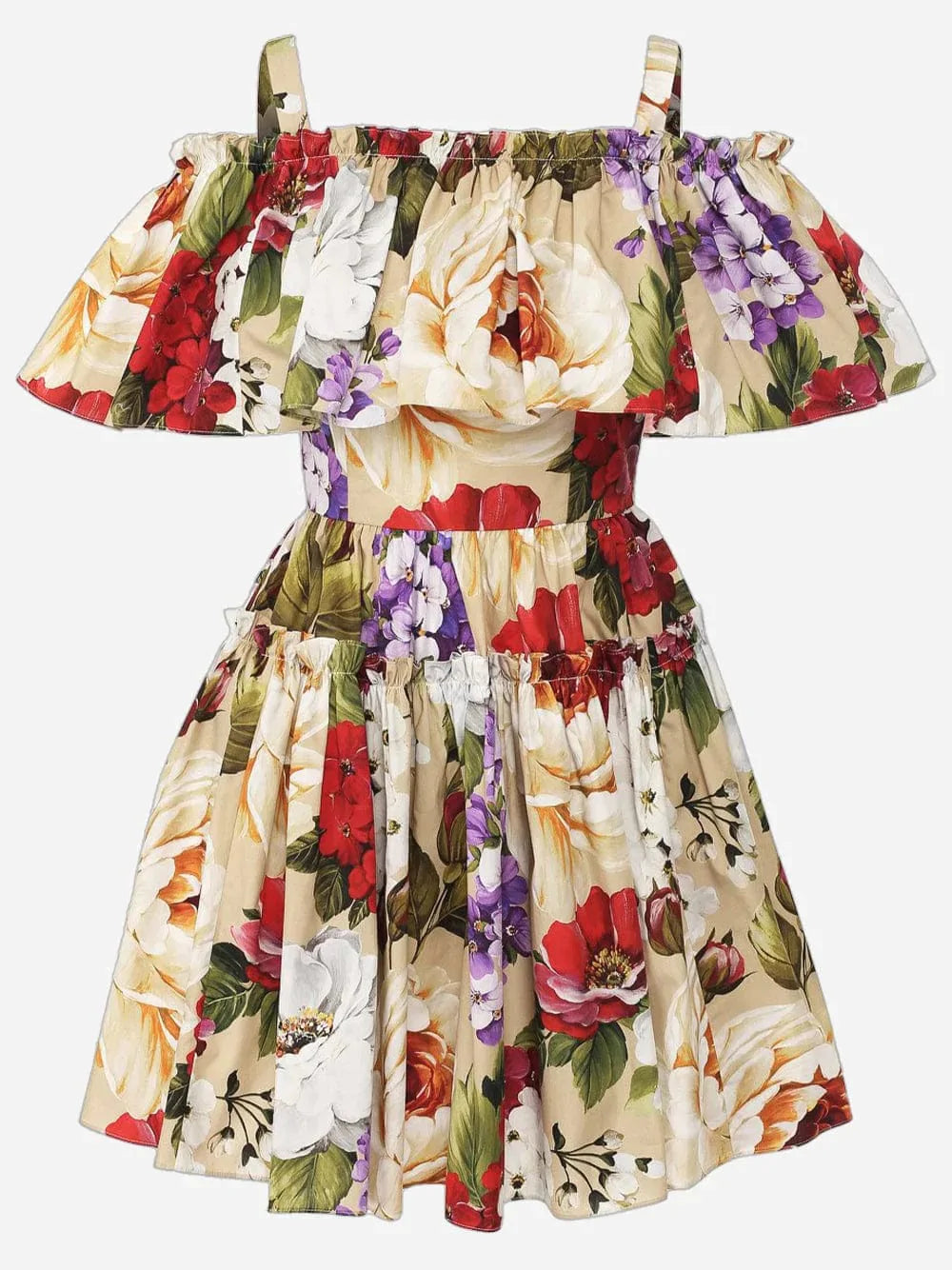 Dolce & Gabbana Floral Print Short Dress