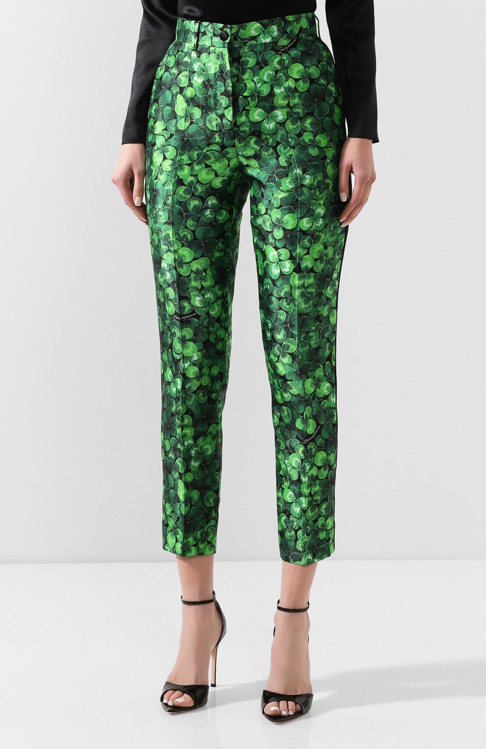 Dolce & Gabbana Floral Print Tapered Pants
