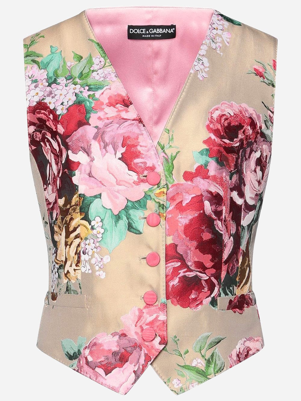 Dolce & Gabbana Floral-Print Vest