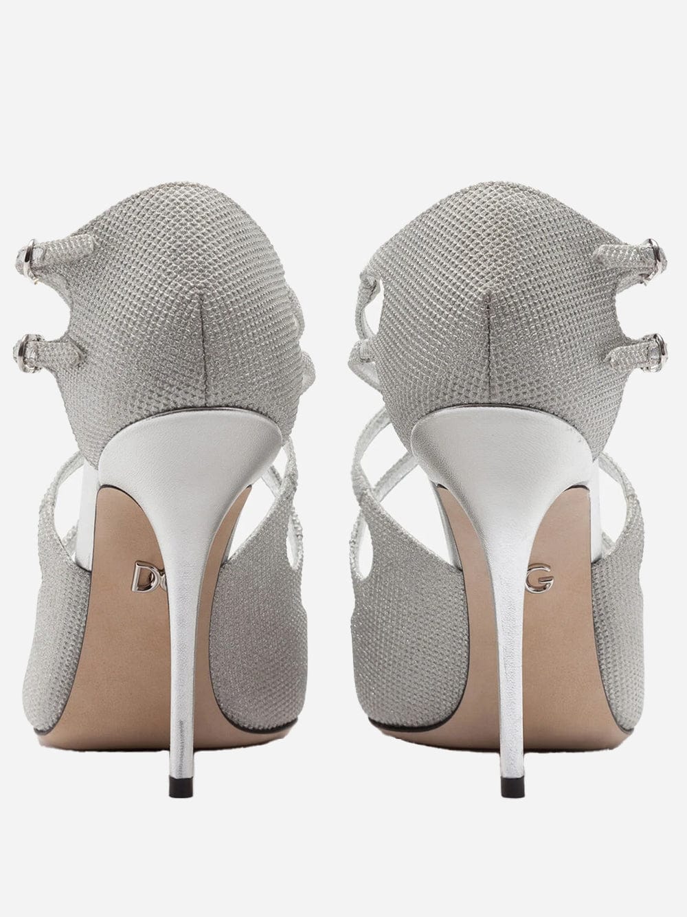 Dolce & Gabbana Glittery Nappa Mordore Sandals