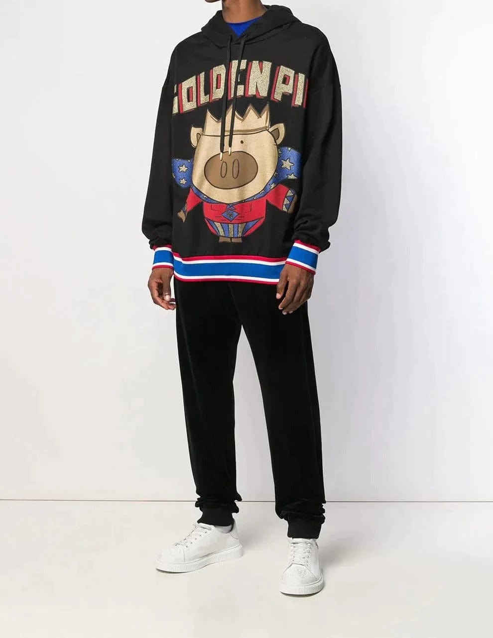 Dolce & Gabbana Golden Pig Hoodie | Sendegaro Dolce & Gabbana Golden Pig Hoodie | Sendegaro