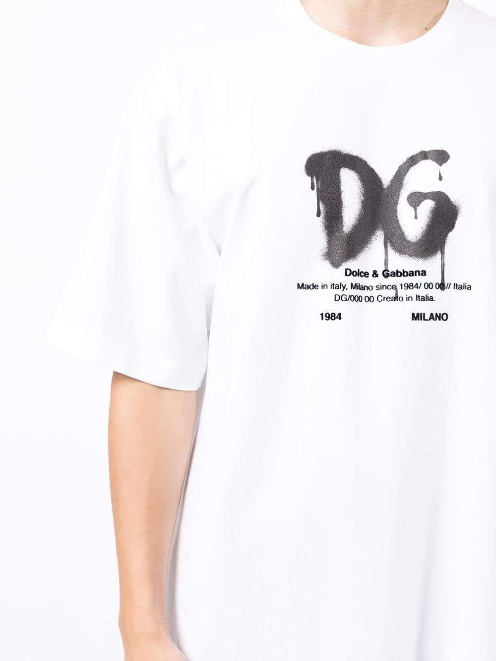 Dolce & Gabbana Graffiti-Print Logo T-Shirt