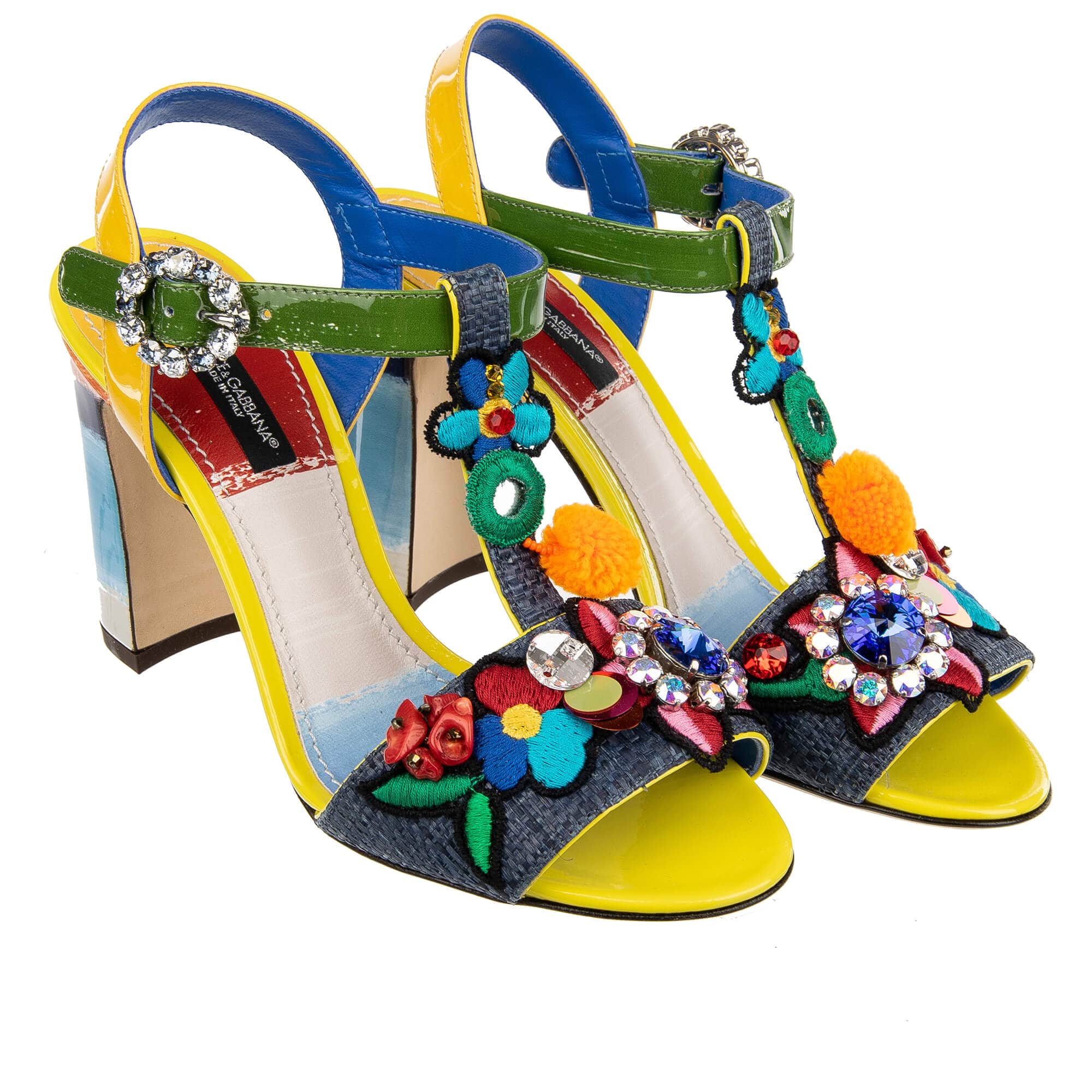 Dolce & Gabbana Keira Crystal Embellished Sandals