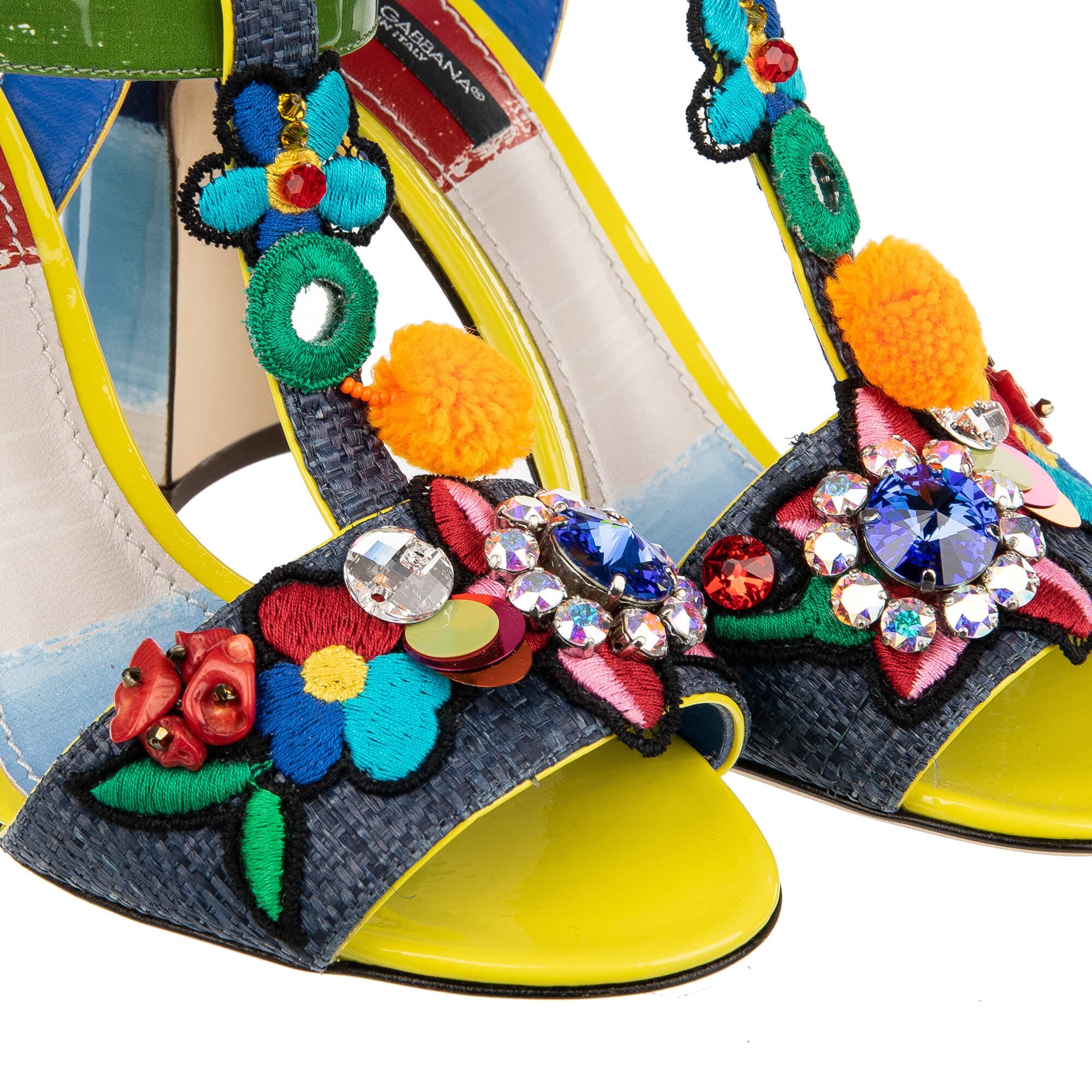 Dolce & Gabbana Keira Crystal Embellished Sandals