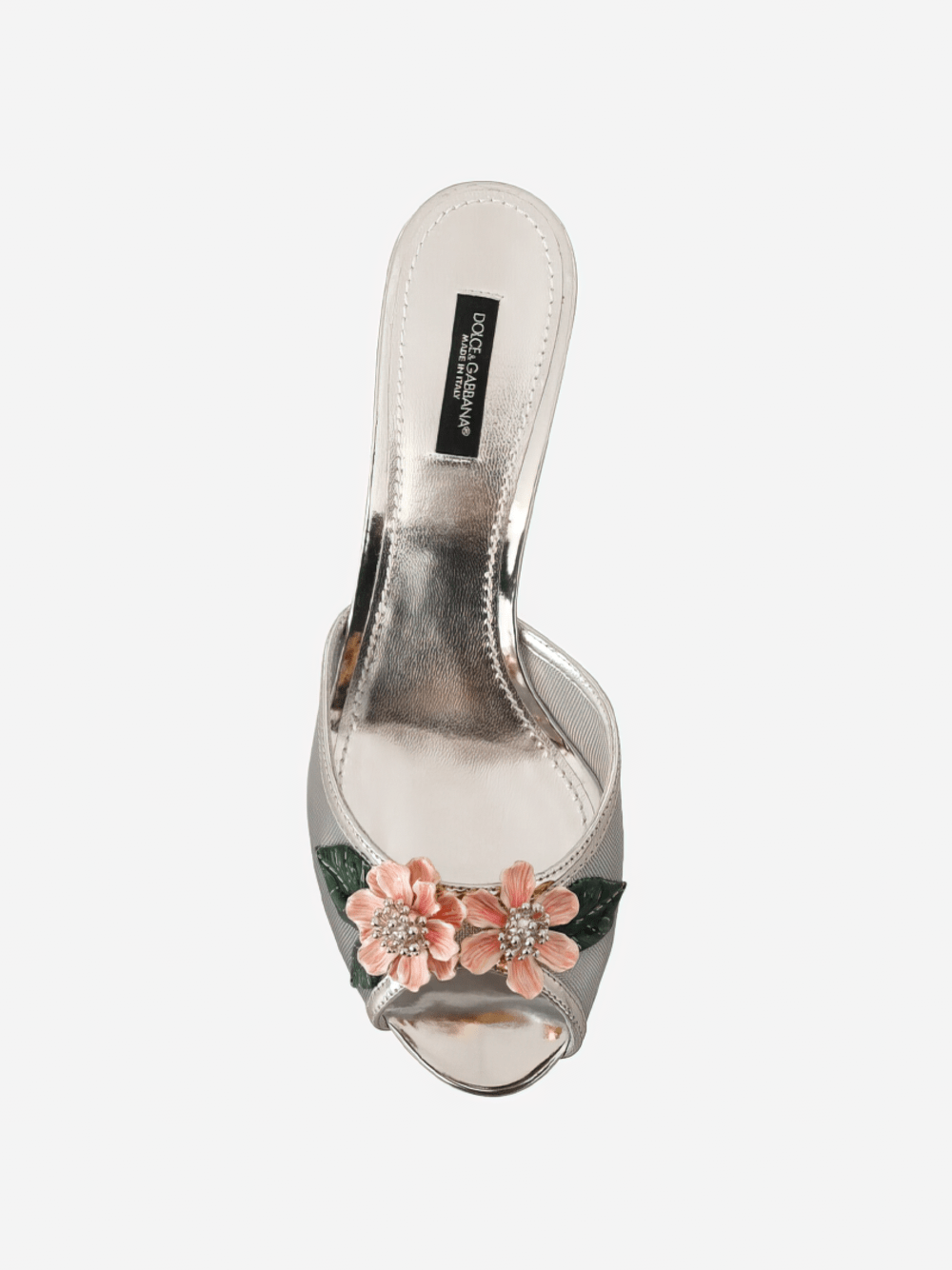 Dolce & Gabbana Keira Floral Appliqué Sandals