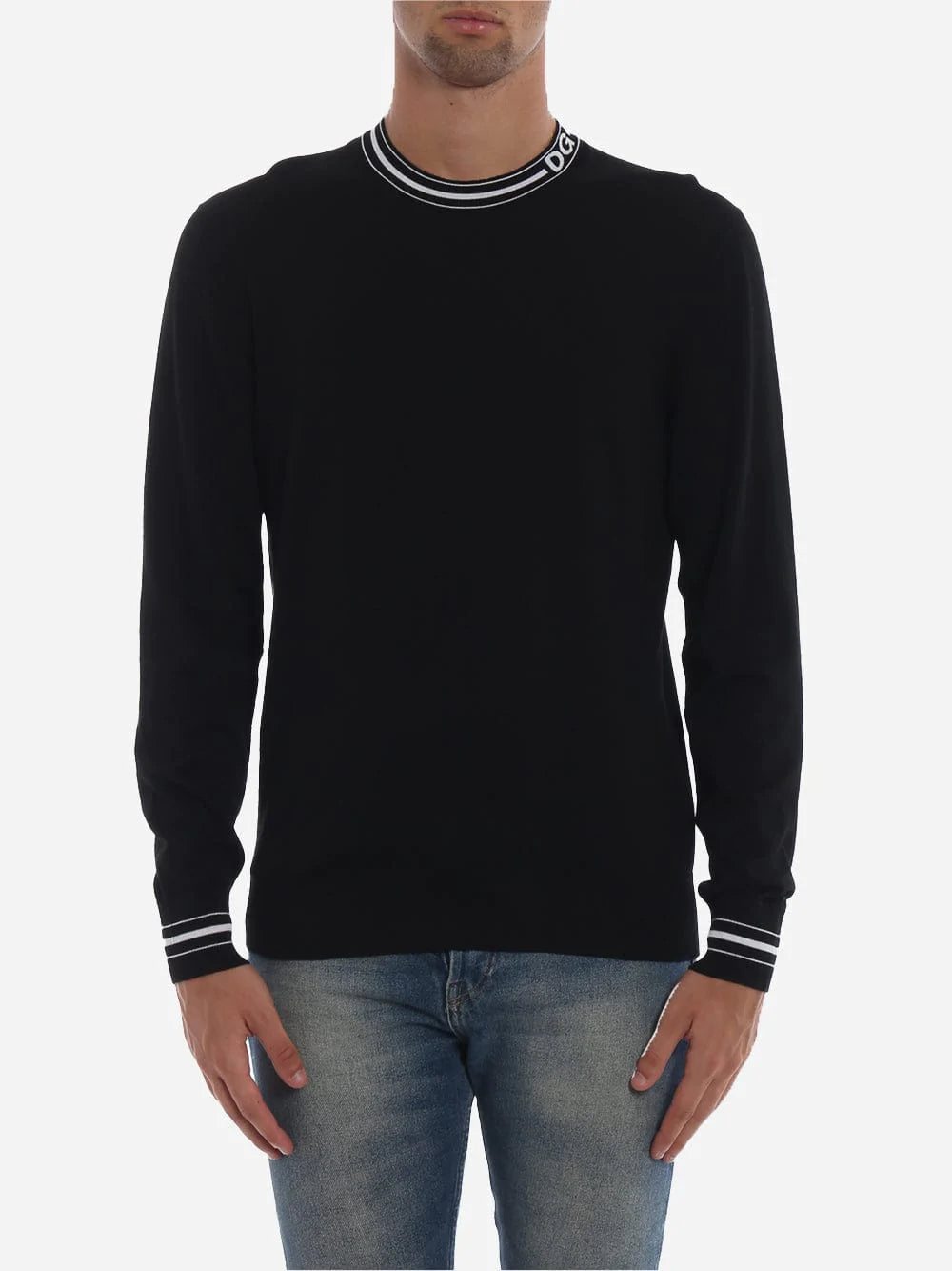 Dolce & Gabbana King Collar Wool Sweater