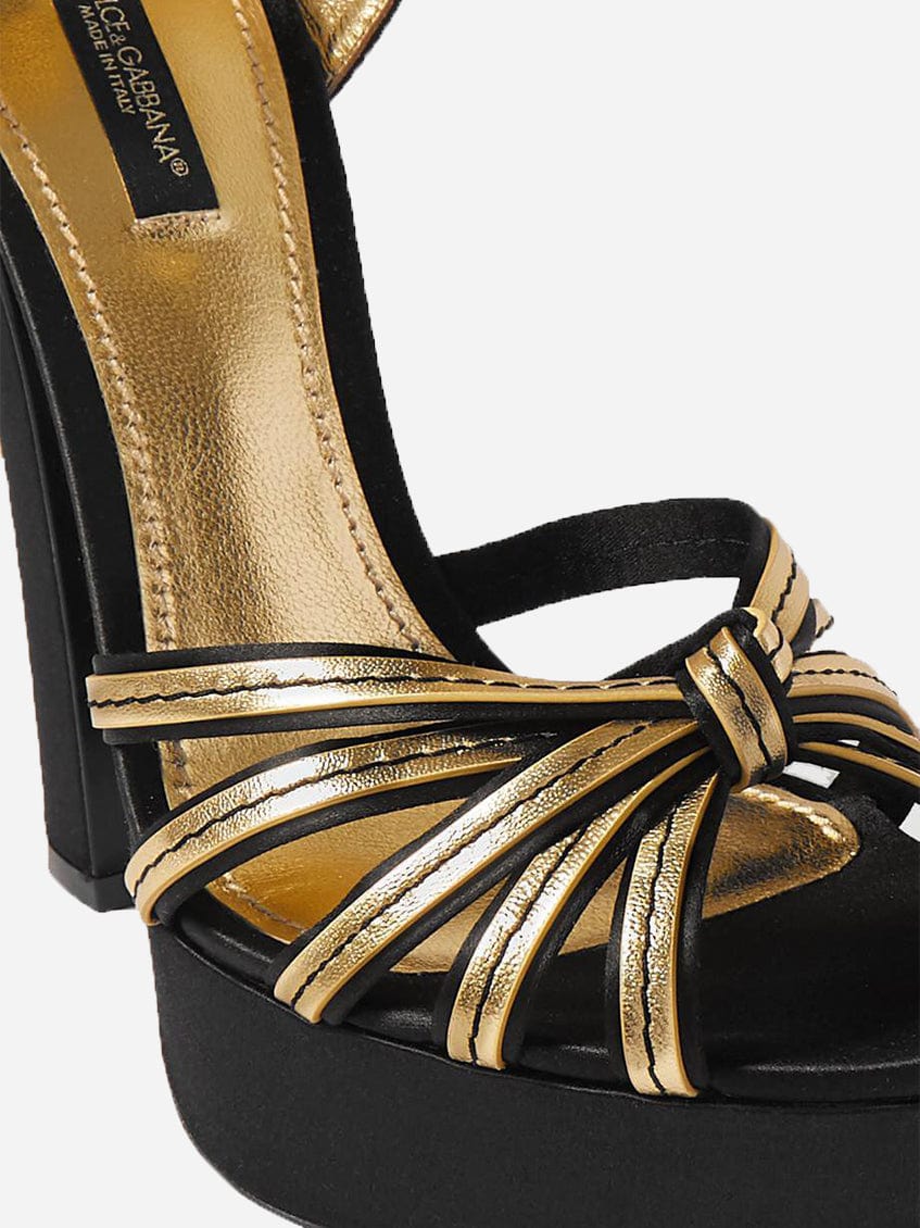 Dolce gabbana hot sale platform sandals