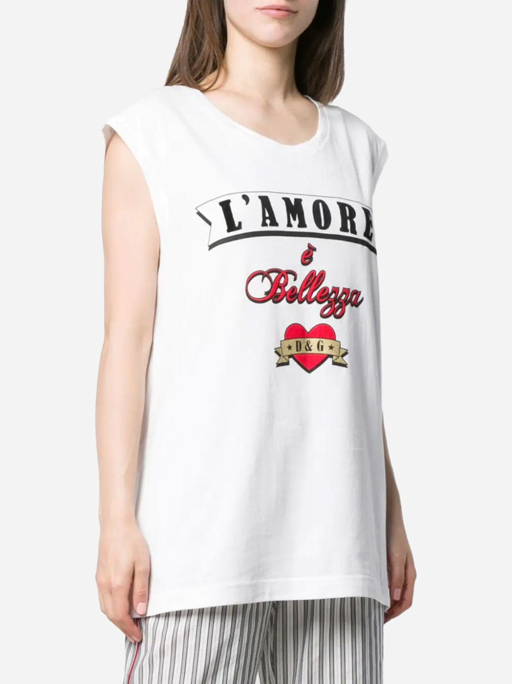 Dolce & Gabbana L'Amore Sleeveless T-Shirt