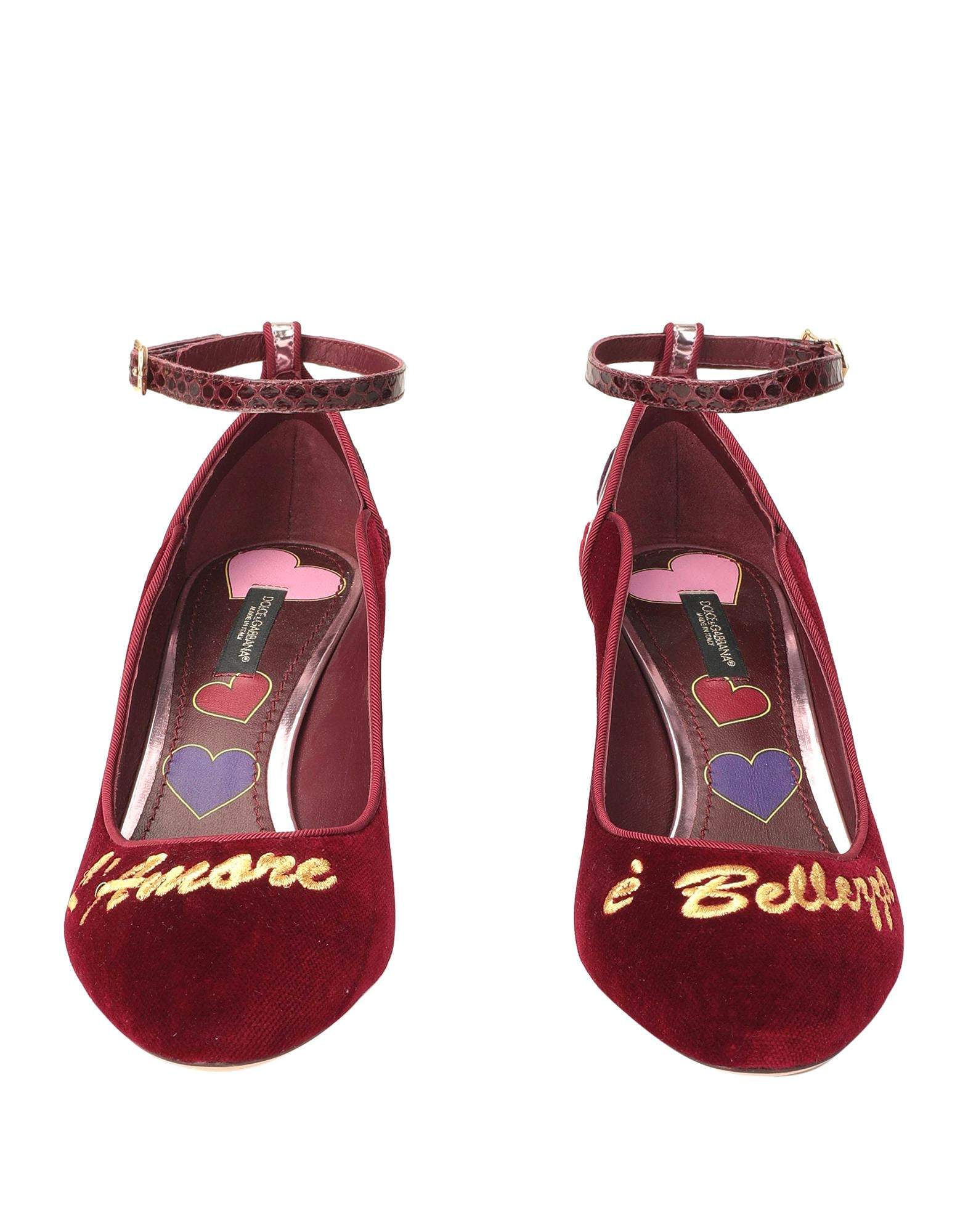 Dolce & Gabbana L'Amore Velvet Pumps