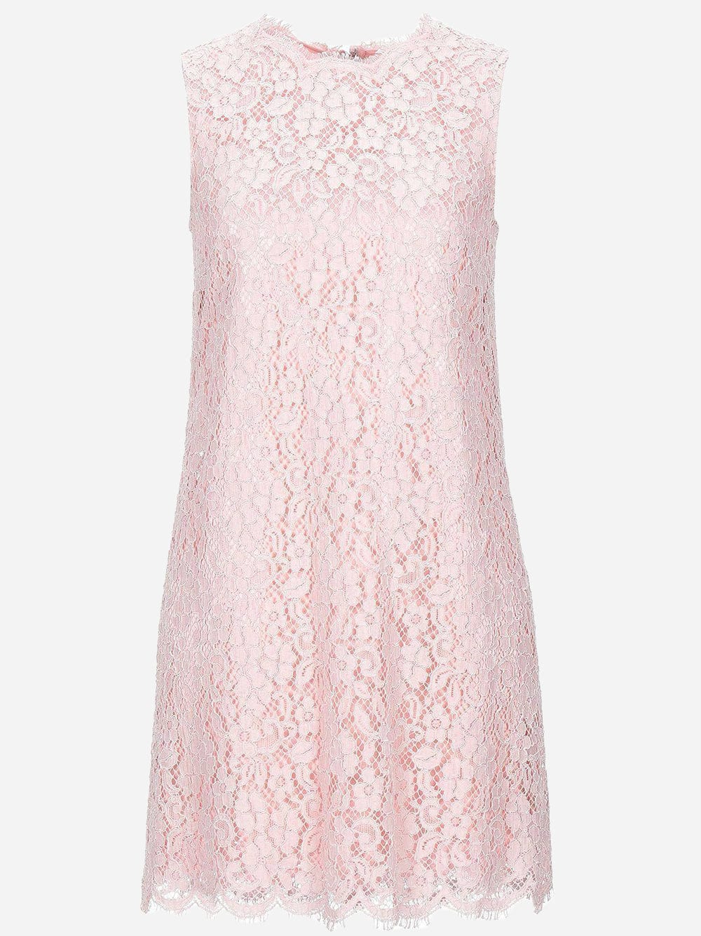 Dolce & Gabbana Lace Shift Mini Dress