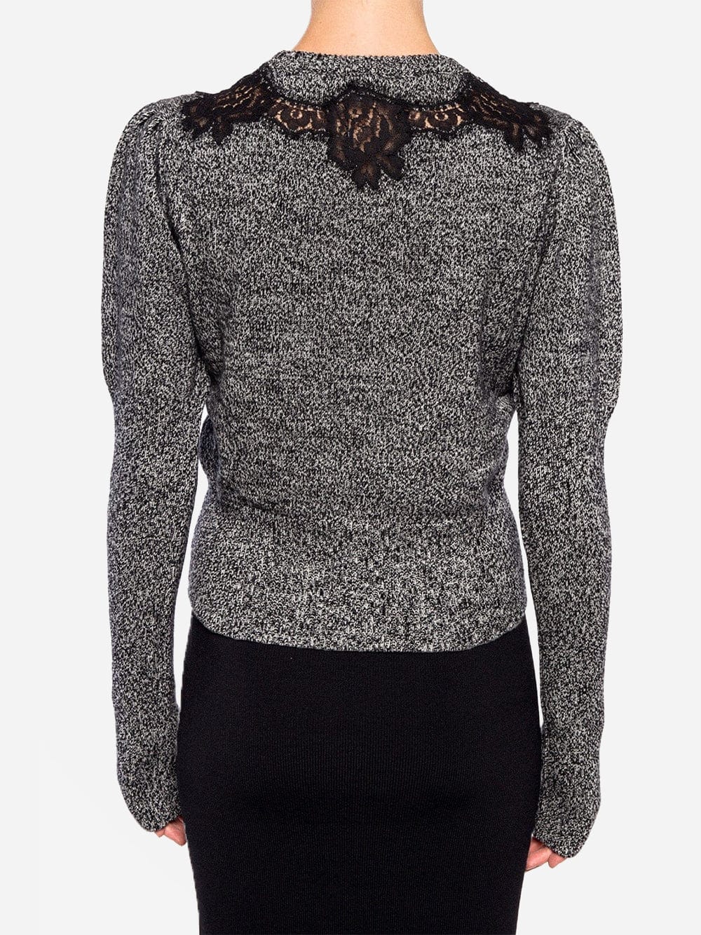 Dolce & Gabbana Lace-Trimmed Sweater